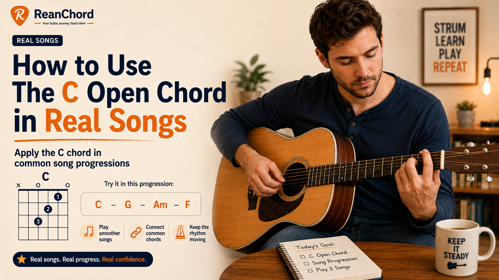How to Use The `C` Open Chord in Real Songs