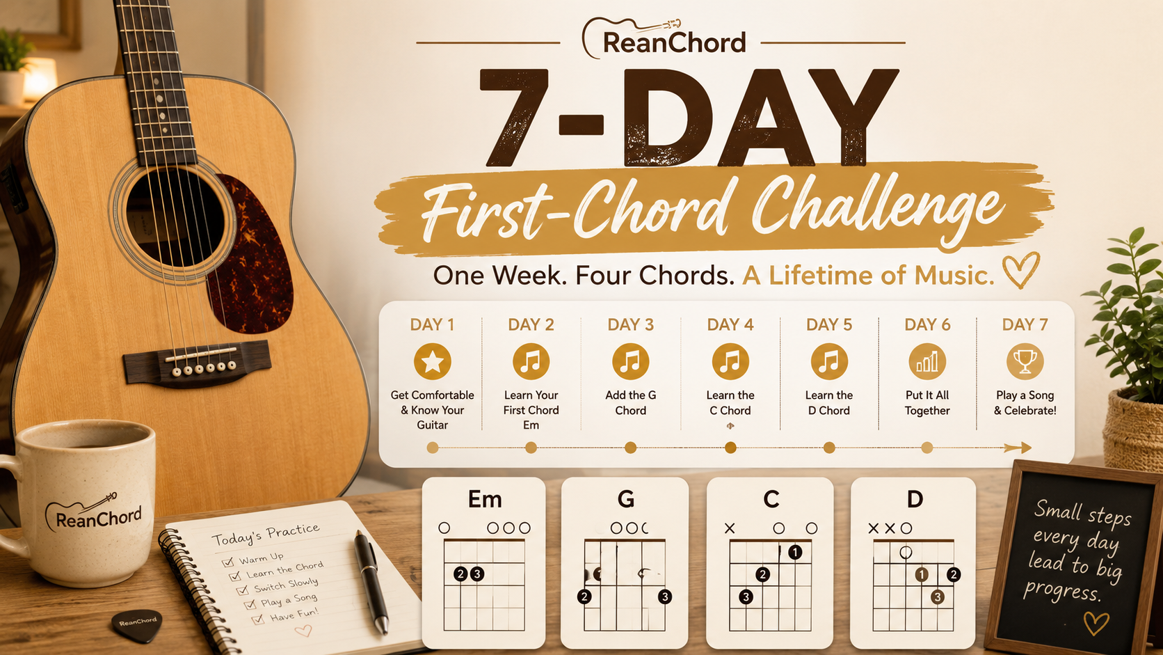 7-Day First-Chord Challenge