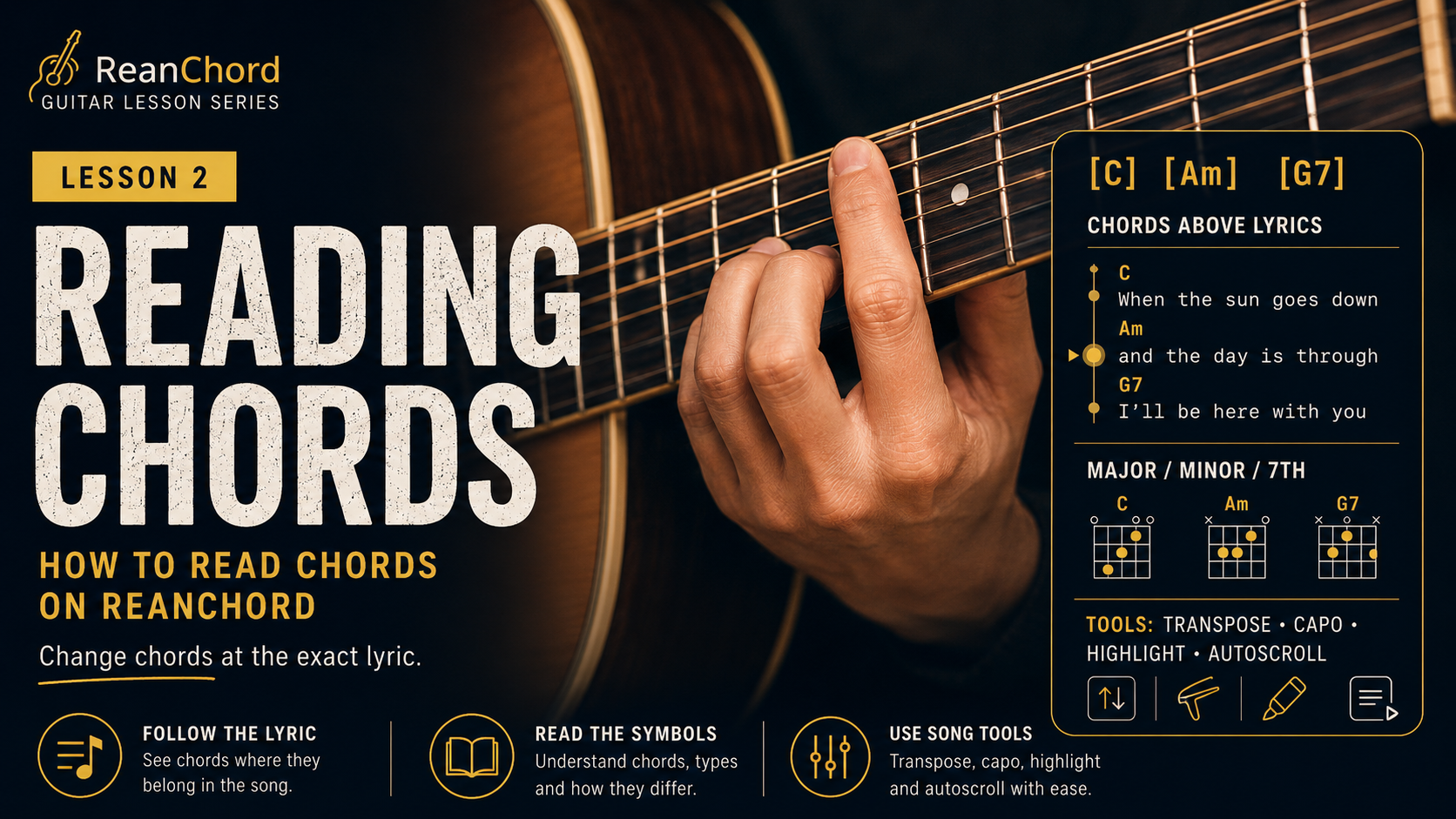 Beginner · How to Read Chords on ReanChord