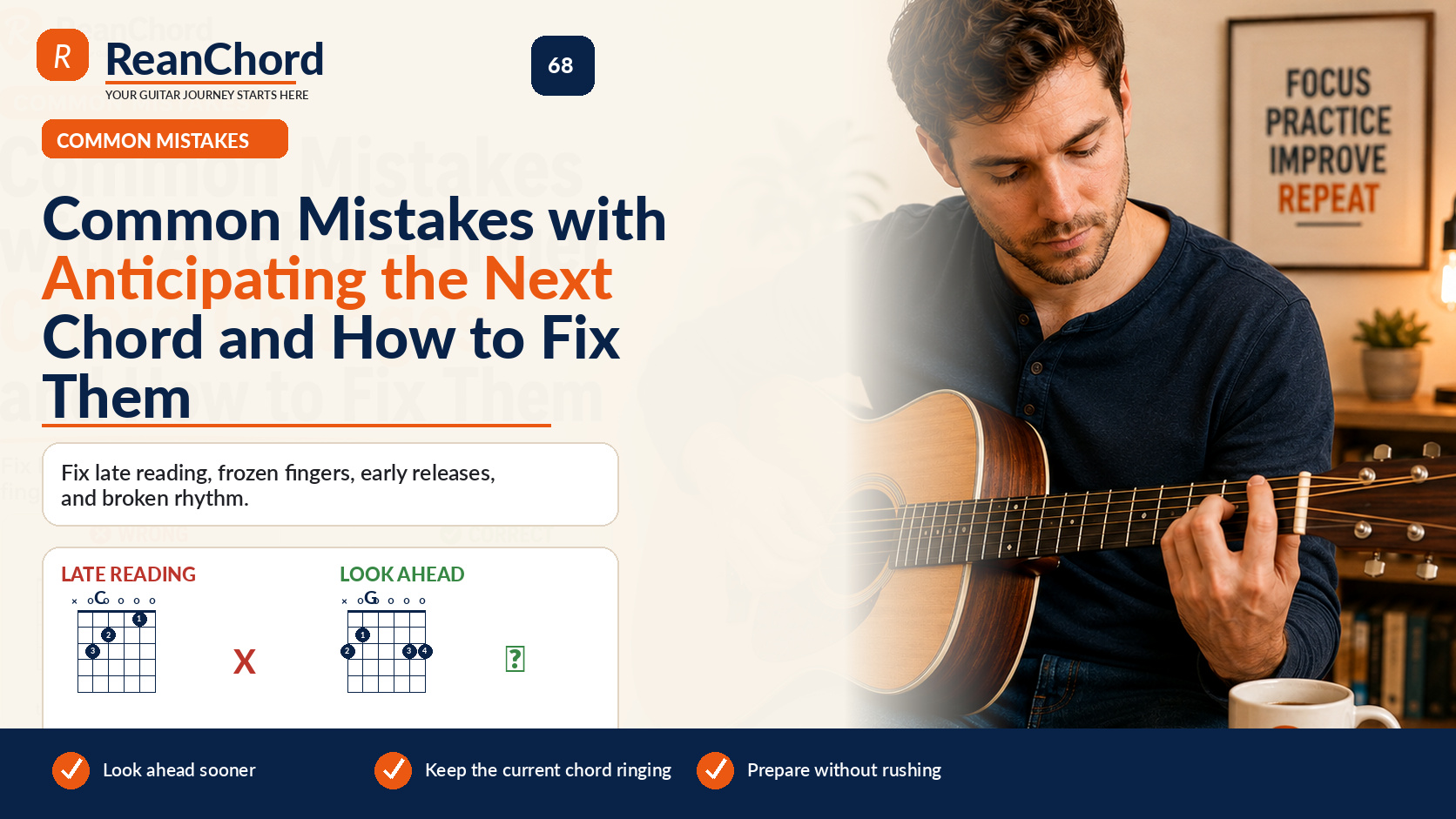 Common Mistakes with Anticipating the Next Chord and How to Fix Them