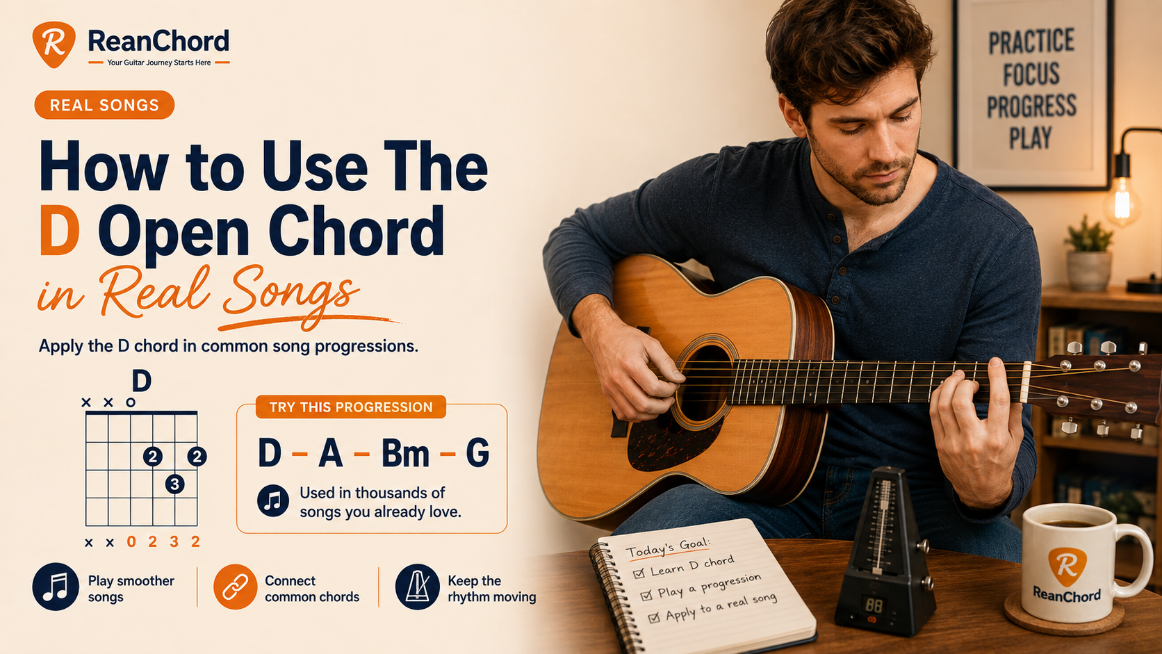 How to Use The `D` Open Chord in Real Songs