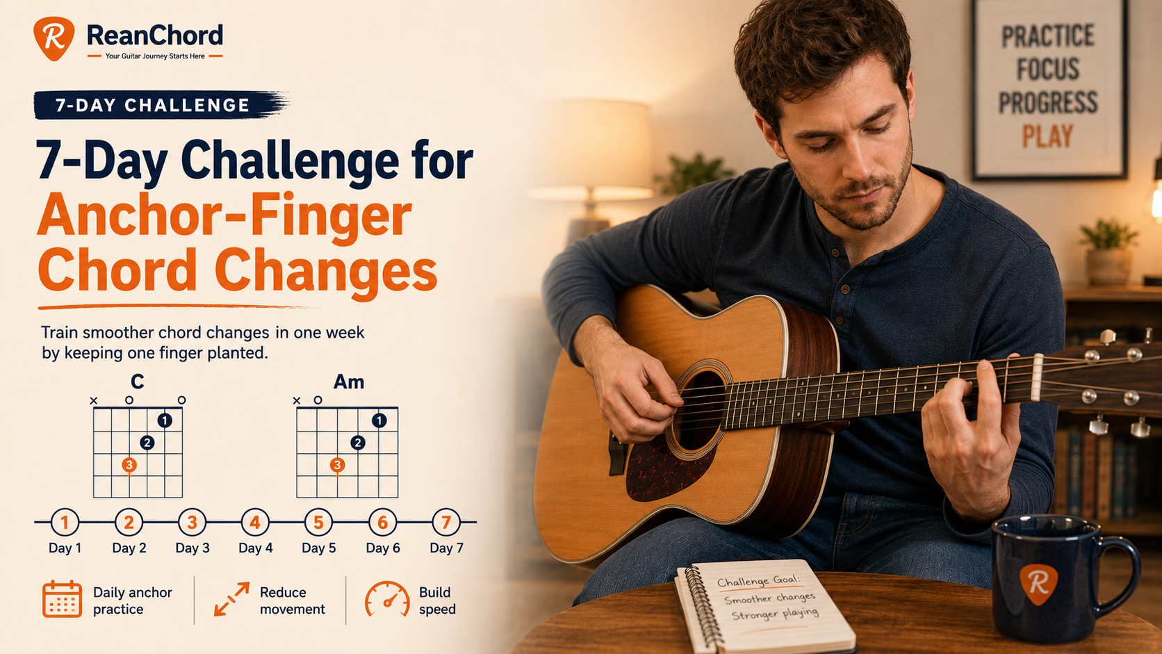 7-Day Challenge for Anchor-Finger Chord Changes