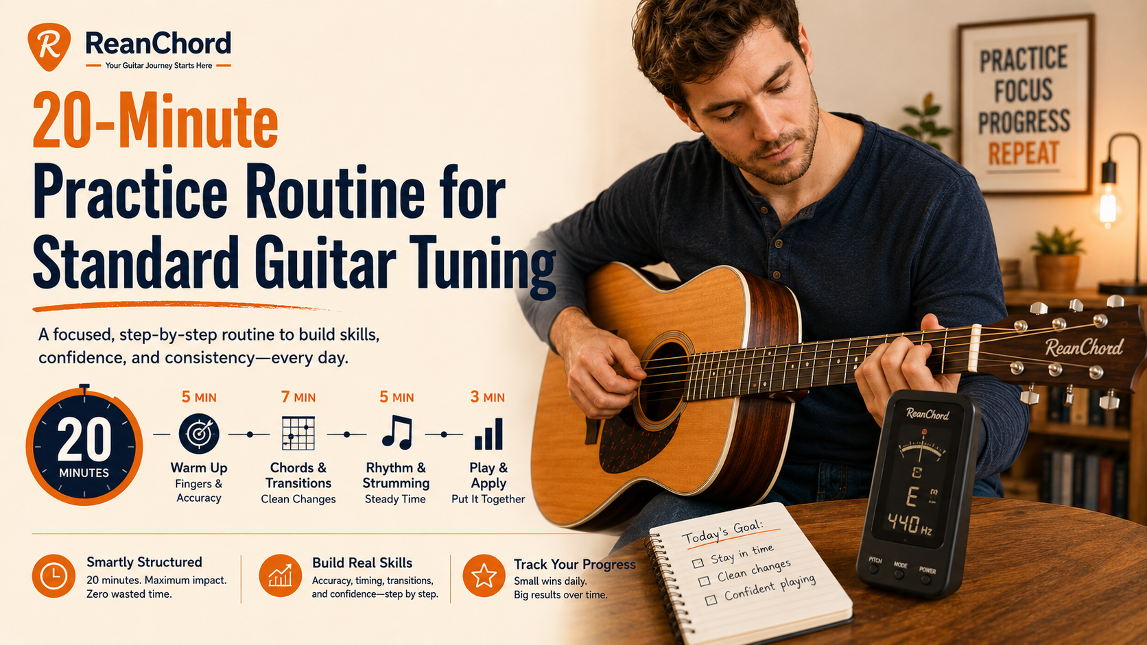 20-Minute Practice Routine for Using the Right Fretting Pressure