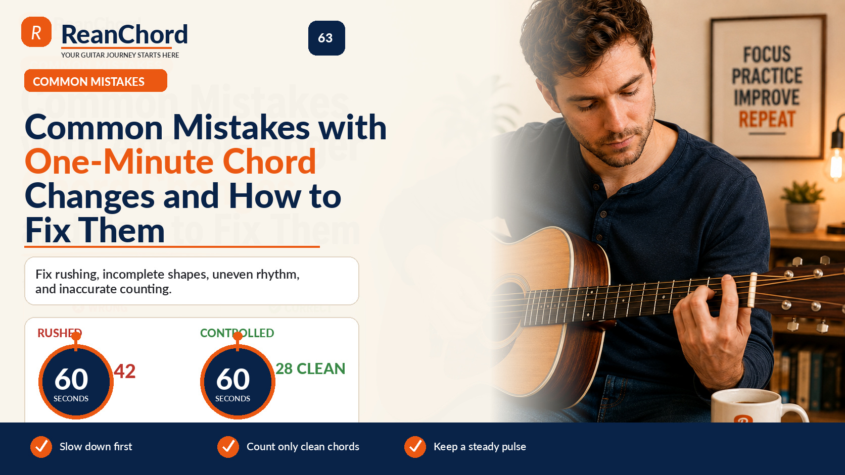 Common Mistakes with One-Minute Chord Changes and How to Fix Them