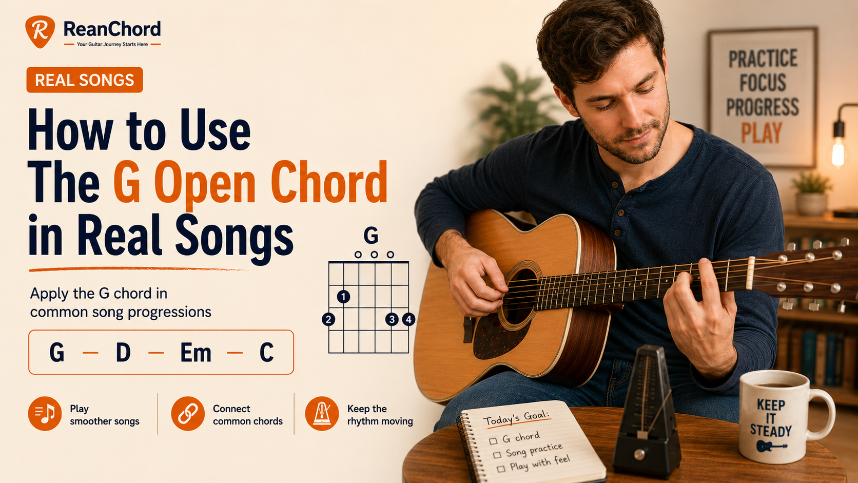 How to Use The `G` Open Chord in Real Songs